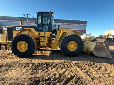 1999 Caterpillar 980G 17,326 Hours Smooth Edge Bucket Pin On Coupler Enclosed Cab w/ Heat & AC Hand...