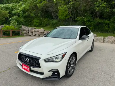 One of Infiniti's most luxurious Sedan lineups, come check out this 2018 Infiniti Q50 Sport. Fully l...