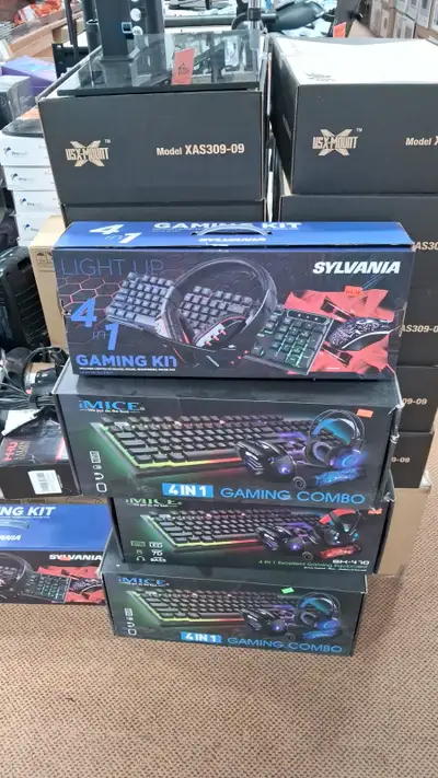 iMICE GK-470 compo 4 in 1 Gaming Set (Headset + Mouse + Keyboard, View more