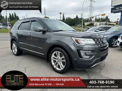 STUNNING 2016 FORD EXPLORER LIMITED FULLY LOADED WITH HEATED AND COOLED LEATHER SEATS, MASSAGE SEATS...