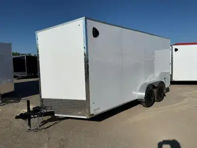 2027 Forest River 7x16 Tandem axle GVWR 7000lbs and a cargo capacity of 4700lbs. This budget friendl...