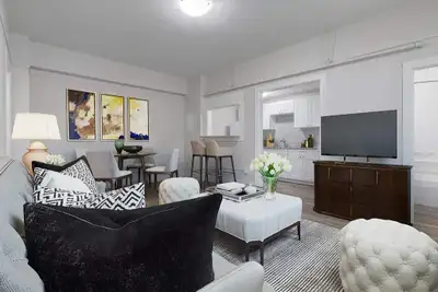 Amenities: Heat & Water Included • Large Windows • Quiet Building Suite & Building: Spacious bachelo...