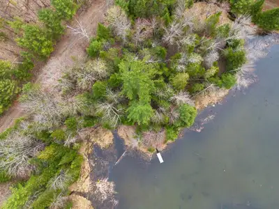 Imagine mornings by the water and evenings surrounded by forest on this 1.6-acre waterfront lot on L...