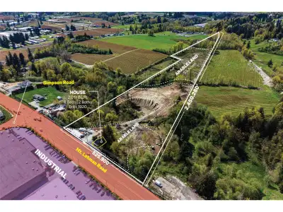 15.75 ACRES NEAR INDUSTRIAL ON MT LEHMAN! Features a 2,017 SQFT Home with 6 Beds & 2 Baths, ideal fo...