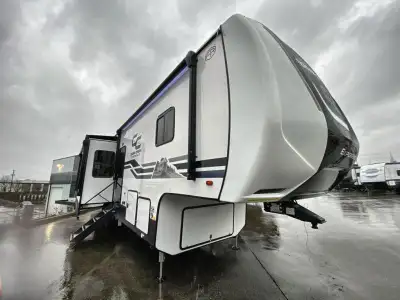 Forest River Cedar Creek Experience fifth wheel 33BH highlights: Rear Bunkhouse Suite King Bed Slide...