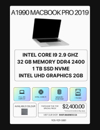 Refurbished (Good) Apple A1990 Macbook Pro 2019