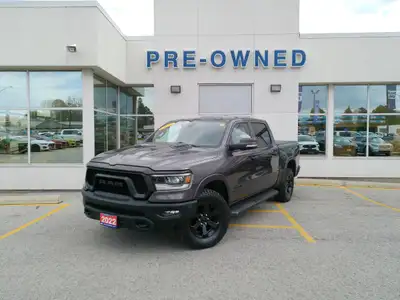 Discover the rugged capability and bold style of the 2022 Ram 1500 Rebel, now available at Brock For...