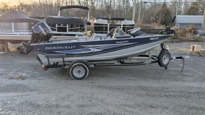Marsh's Marina This lightly used package is now available! Upgraded to a DF50 from our standard 40HP...