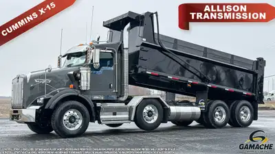Heavy truck / Camion lourd - # STOCK: C-37456 2022 KENWORTH T800 BENNE BASCULANTE / CAMION DOMPEUR 1...