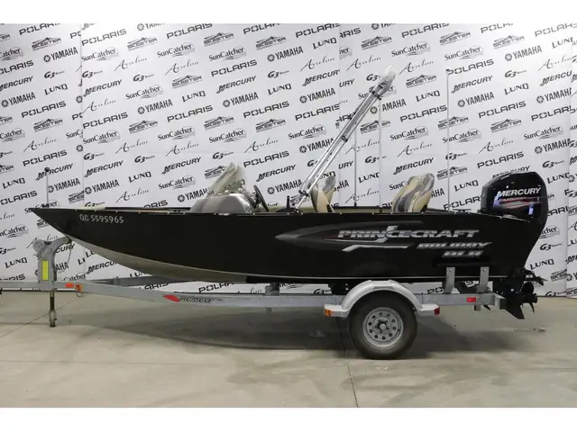 2016 Princecraft HOLIDAY DLX 162 SC + MERCURY 60HP & REMORQUE in Powerboats & Motorboats in Laurentides - Image 4