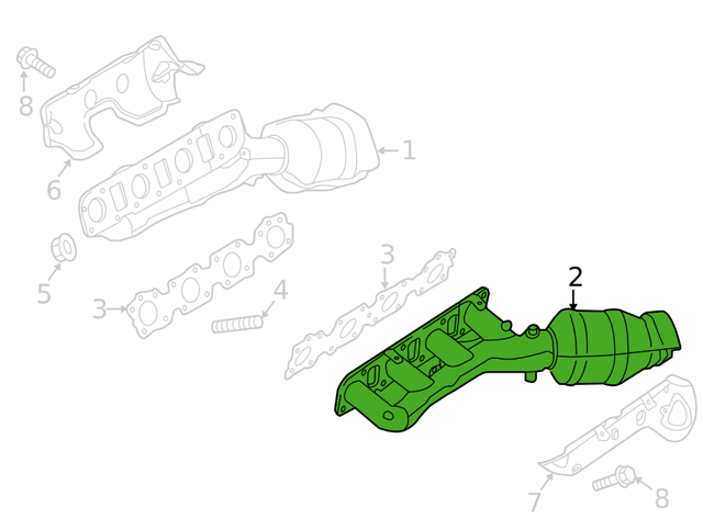 New Exhaust Manifold (Left) for Nissan Titan & Armada in Other Parts & Accessories in Yarmouth - Image 3