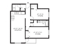 Ground floor 2 bedroom for rent early end Nov