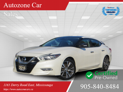 This 2016 Nissan Maxima Platinum is a sleek sedan with a powerful 6 Cylinder engine, CVT transmissio...