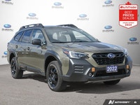 Recent Arrival! Green Metallic 2022 Subaru Outback Wilderness AWD Lineartronic CVT 2.4L DOHC 16V APP... (image 6)
