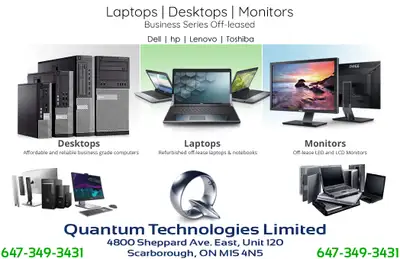 Refurbished Laptops, Desktops & Monitors - Great Deals!, View more