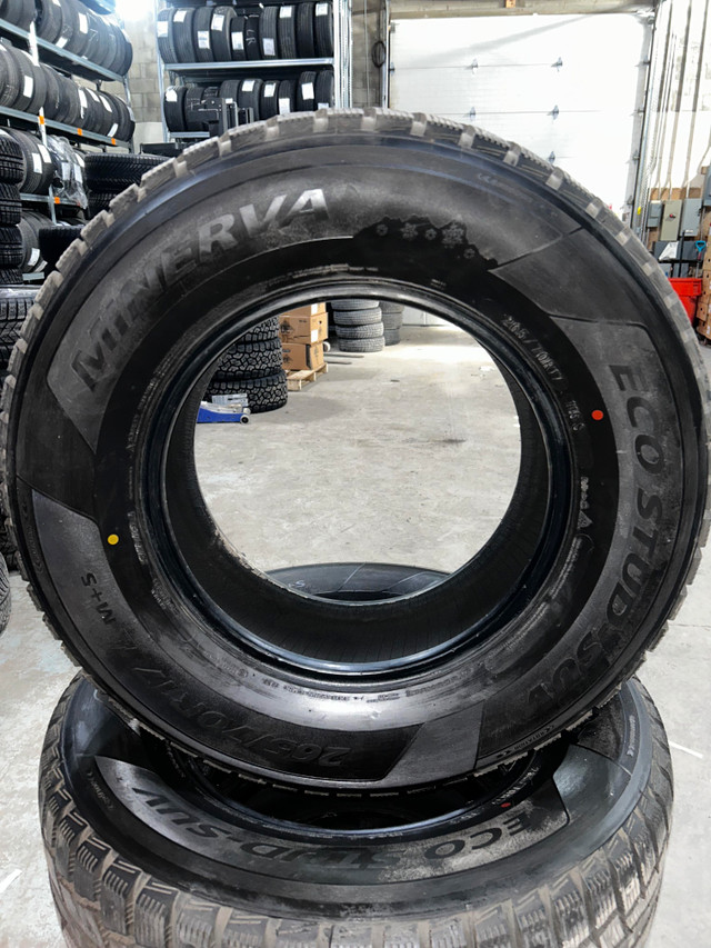 SET OF 265/70/16 MINERVA ECO STUD WINTER in Tires & Rims in Markham / York Region