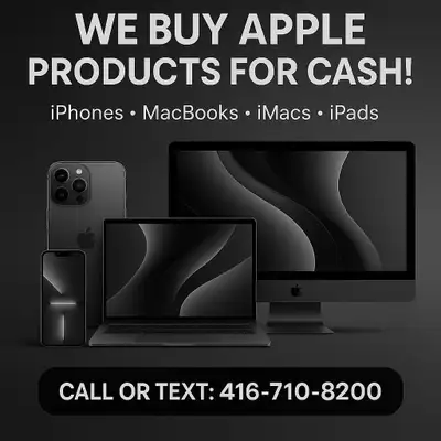We Buy iPhone 17 Pro Max, MacBook's, Pixel & Samsung Galaxy's!!!, View more