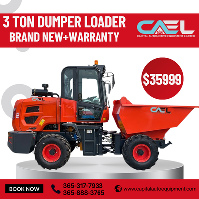 Dumper Loader 3 tonnes tout neuf + Garantie + Financement disponible le prix le plus bas du marché p...