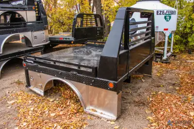 Hillsboro STA 1000 Hybrid Flat Deck to fit any 7' x 7' short box, single rear wheel truck -Steel on...