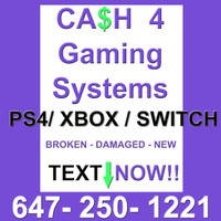 WE Buy PS4, Nintendo Switch, Xbox - Any condition