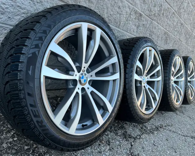 (NEW) 4x BMW X5 | X6 20" OEM Run Flat Winter Wheels Package in Tires & Rims in City of Toronto - Image 2