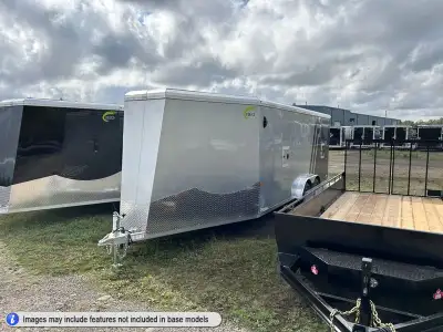 Neo All-Aluminum Enclosed Snowmobile Trailers - In Stock Now These trailers come standard with cable...