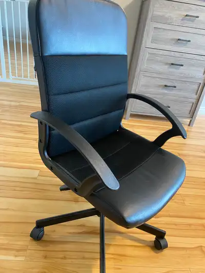 LIKE NEW IKEA Swivel Office Chair - Black - Moving Sale!, View more