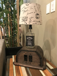 Jack Daniel’s Lamp with USB/Plug-Ins/Dimmer