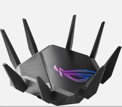 ASUS ROG Rapture GT-AXE11000 Tri-Band WiFi 6E Gaming Router, View more