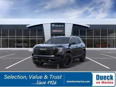 Displaying a distinctive presence, our 2026 GMC Terrain Elevation AWD Black Edition is a Pro Grade S...