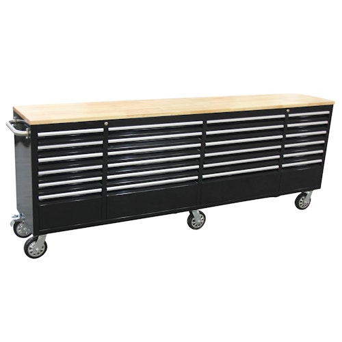 NEW 8 FT BLACK TOOL BENCH 24 DRAWER 24D96B | Tool Storage & Benches ...
