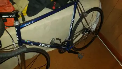 Columbus steel road bike. xl frame modern group set great shape, View more