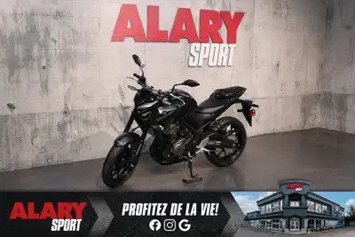 Alary Sport Cette MOTOCYCLETTE YAMAHA MT-03 2025 est disponible DÈS MAINTENANT! Contactez-nous au 45...