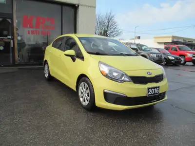 2016 KIA RIO LX SEDAN 4 CYLINDER AUTOMATIC TRANSMISSION FRONT WHEEL DRIVE WITH 163,000KMS ALL OF OUR...