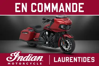 Alary Sport Cette MOTOCYCLETTE INDIAN CHALLENGER DARK HORSE 112 CU-IN POWERBAND 2026 est disponible...