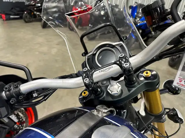 2019 Triumph Scrambler XE Cobalt Blue in Street, Cruisers & Choppers in Edmonton - Image 3