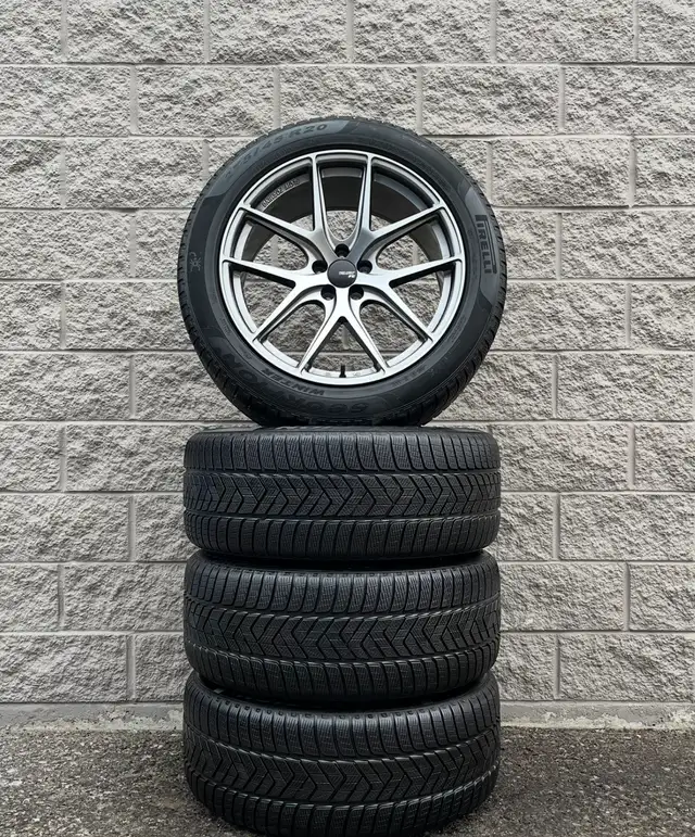 (95%) 4x 275/45R20 Pirelli Winters w/ BMW X5/X6 Rims + TPMS in Tires & Rims in City of Toronto - Image 2
