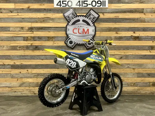 2021 Suzuki RM 85 + 14''&17'' WHEELS + 2 STROKES + YOUTH-KIDS MX in Dirt Bikes & Motocross in Ottawa - Image 9