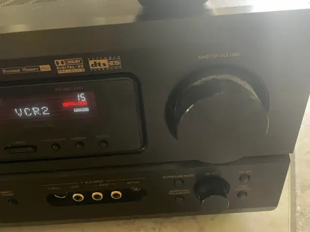 Denon AVR-1803 A/V receiver with Dolby Digital EX, DTS-ES, and P in Stereo Systems & Home Theatre in City of Toronto - Image 3