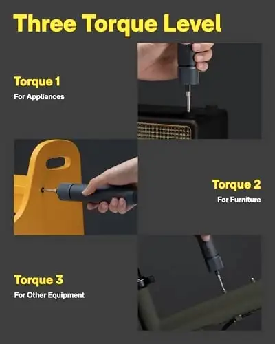 Tournevis Électrique Sans Fil — 25 Embouts, USB-C in Power Tools in Sherbrooke - Image 3