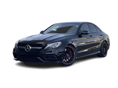 2016 Mercedes-Benz C-Class C 63 AMG® 4.0L V8 4D Sedan RWD 7-Speed Automatic Black PREMIUM PACKAGE IN...