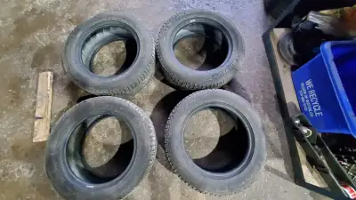 TIRES 225 55 16 Michelin Xice Xi3 Tread Depth 9 8 10 10 /32nds DOT 1820 $550 FOR THE SET THESE TIRES...