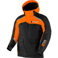 FXR Kids Orange Excursion Snowmobile Jacket Extremely Warm SALE