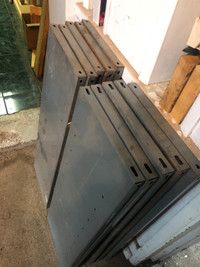 Steel shelves