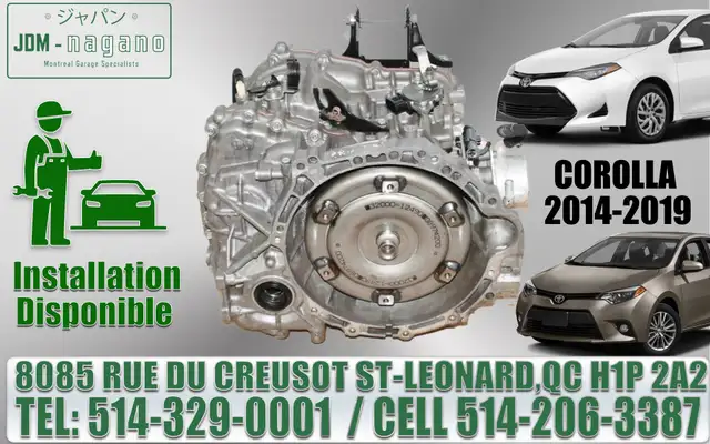Toyota Corolla CVT Transmission 2014-15-16-17-18-2019 Automatic in Transmission & Drivetrain in Drummondville - Image 2