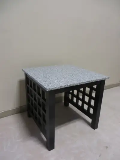 New Granite Top End Table, View more