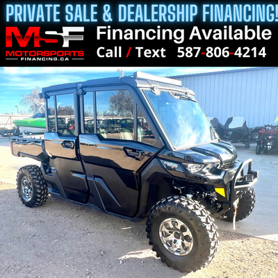 Welcome to Motorsports Financing - Kelowna! 2023 Can am Defender Engine: 550