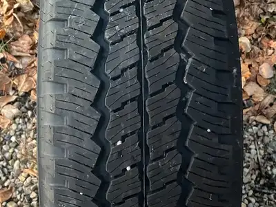 LT275/65R20 AT brand new on aluminum black in colour tires