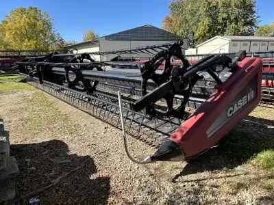 2008 CASE 2162-40 DRAPER HEAD STOCK #A113460 40 FEET WIDE SINGLE KNIFE DRIVE 5 BAT-REEL STABILIZER W...