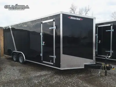WEBERLANE W8520ECTW ENCLOSED TRAILER 8.5 x 20 ft enclosed trailer + V-nose 78in. Interior Height + 6...